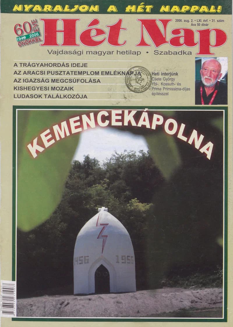 7 Nap, 61. évf. 2006. augusztus 2. 31. sz.