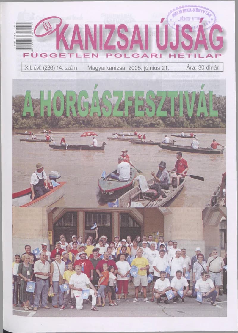 Új Kanizsai Újság, 12. évf. 2005. július 21. 14. sz.