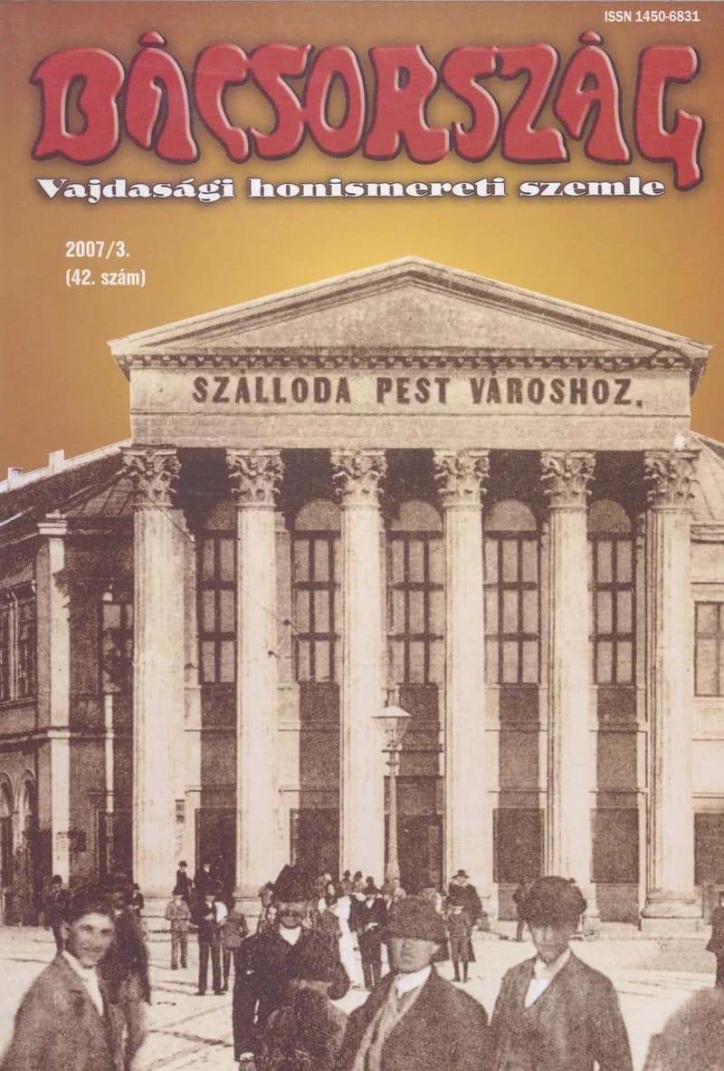 Bácsország, 13. évf. 2007. 3. sz.