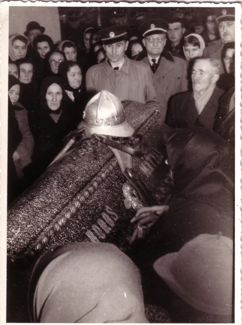 Boros Mátyás temetése