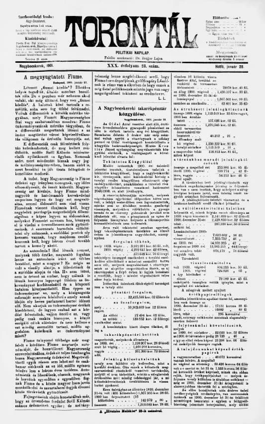 Torontál, 30. évf. 1901. január 28. 23. sz.
