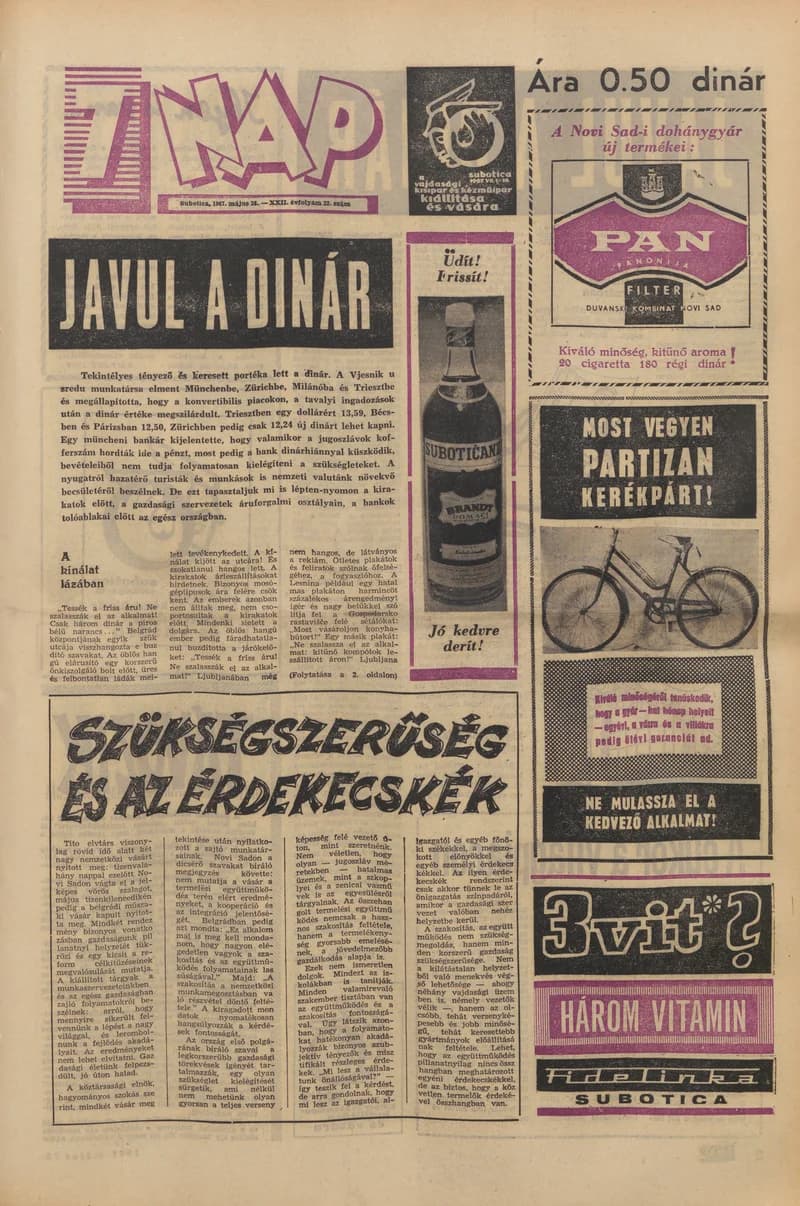 7 Nap, 22. évf. 1967. május 26. 22. sz. 1–20. oldal