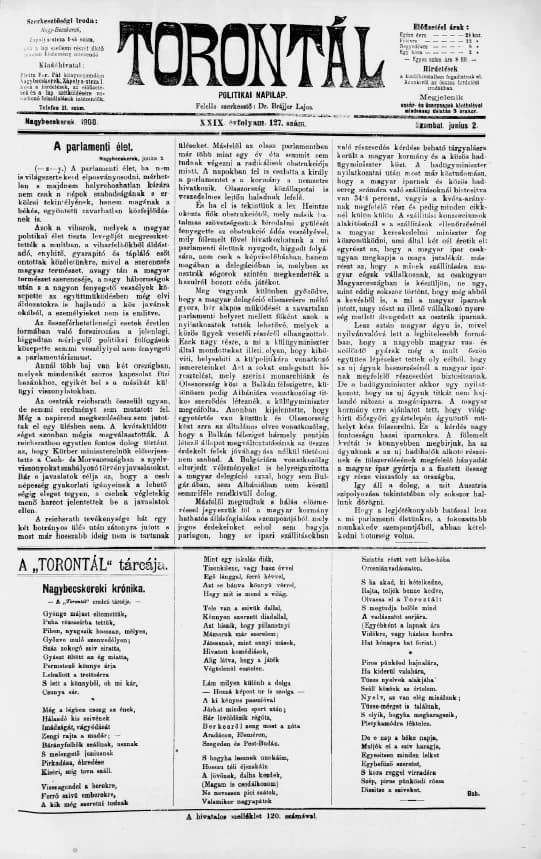 Torontál, 29. évf. 1900. június 2. 127. sz.