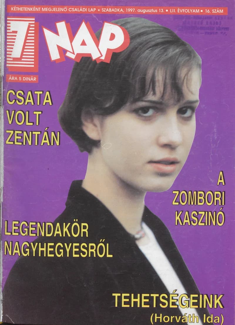 7 Nap, 52. évf. 1997. augusztus 13. 16. sz. 1–68. oldal