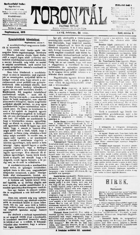 Torontál, 27. évf. 1898. március 8. 54. sz.