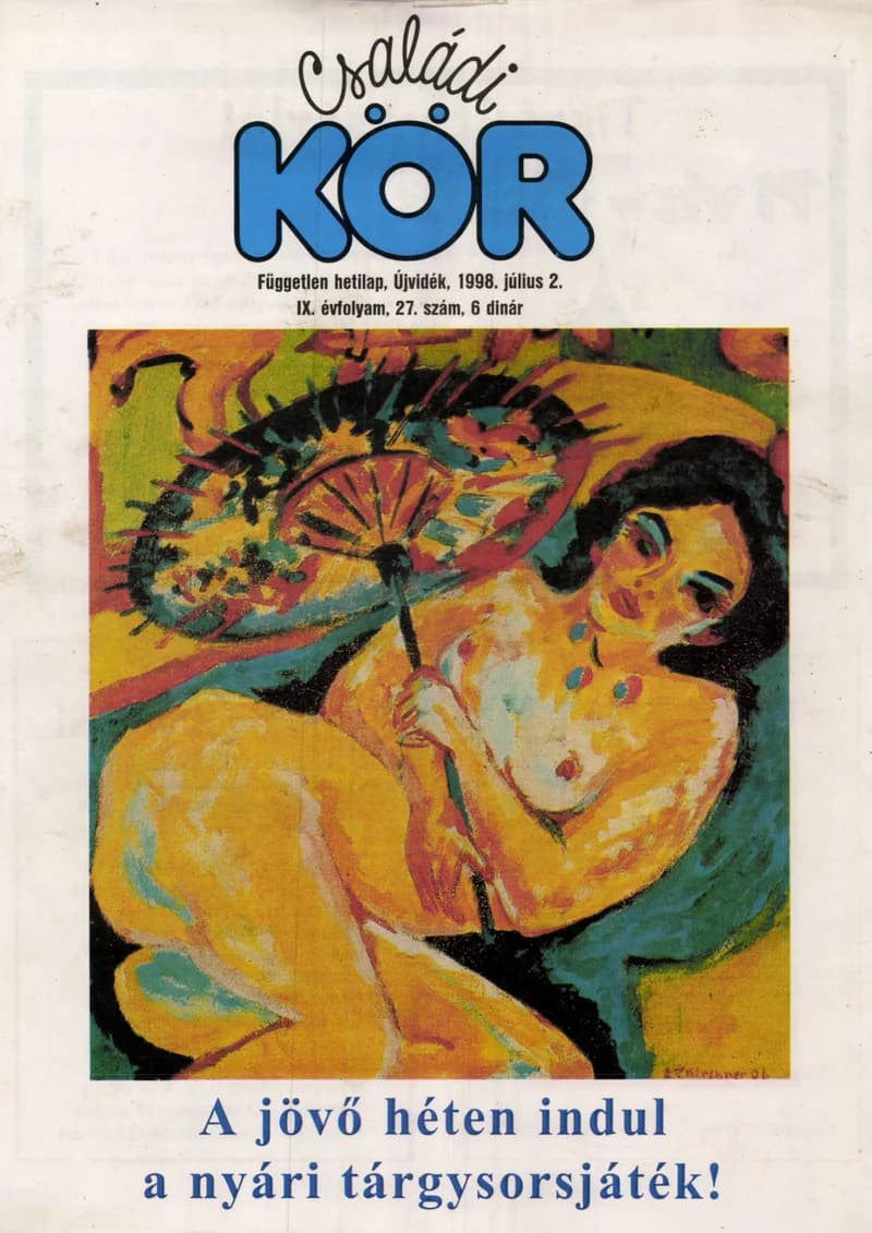 Családi Kör, 9. évf. 1998. július 2. 27. sz.