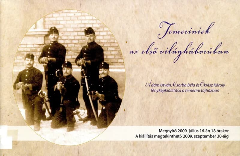 Temeriniek az első világháborúban 