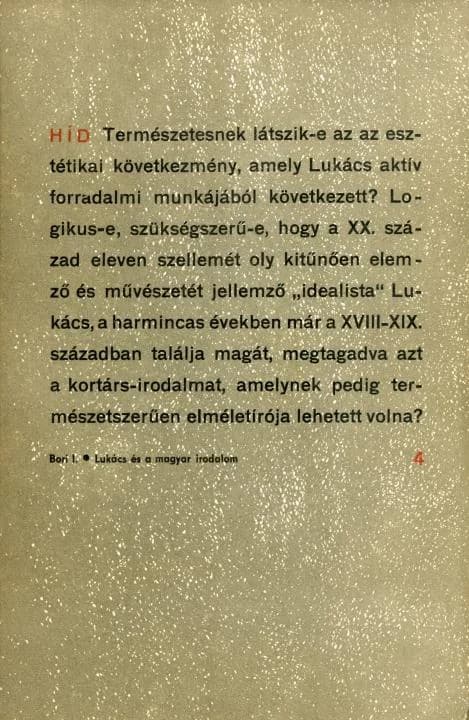 Híd, 29. évf. 1965. április. 4. sz. 437–564. oldal