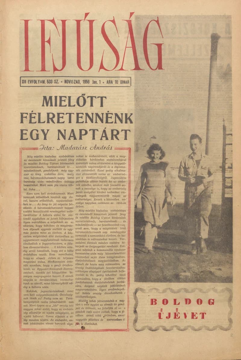 Ifjúság, 12. évf. 1956. január 1. 533. sz.
