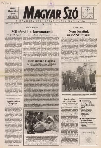 Magyar Szó, 58. évf. 2001. június 6. 129. sz. 1–16. oldal