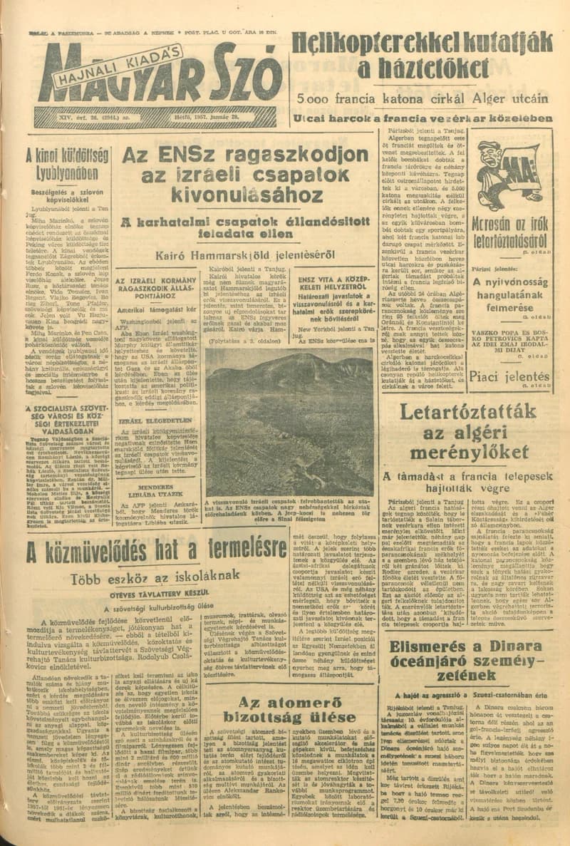 Magyar Szó, 14. évf. 1957. január 28. 26. sz. 1–12. oldal