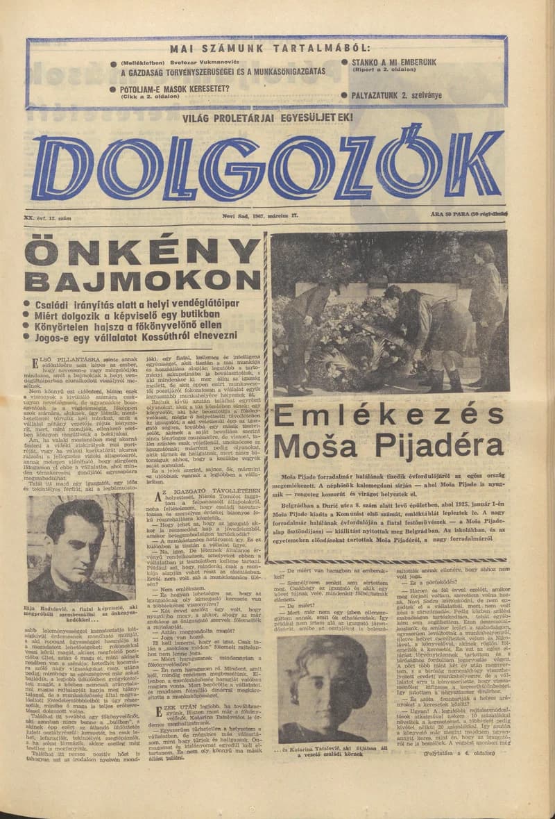 Dolgozók, 21. évf. 1967. március 17. 12. sz.