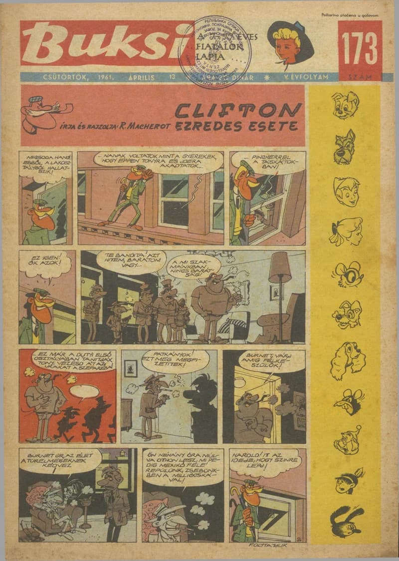 Buksi, 5. évf. 1961. április 13. 173. sz.