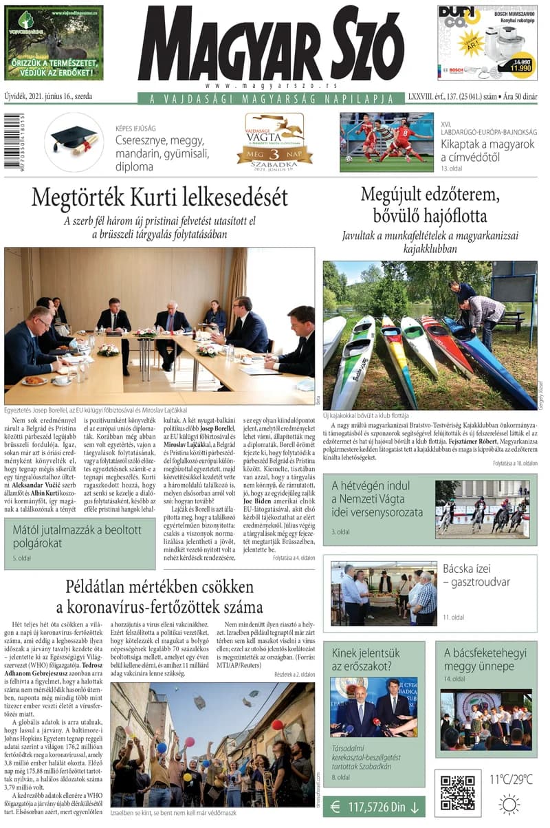 Magyar Szó, 78. évf. 2021. június 16. 137. sz. 1–16. oldal