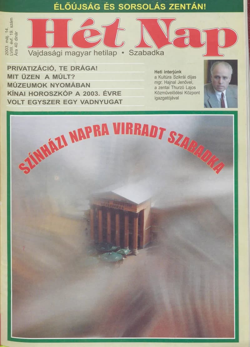 7 Nap, 58. évf. 2003. május 14. 19. sz.