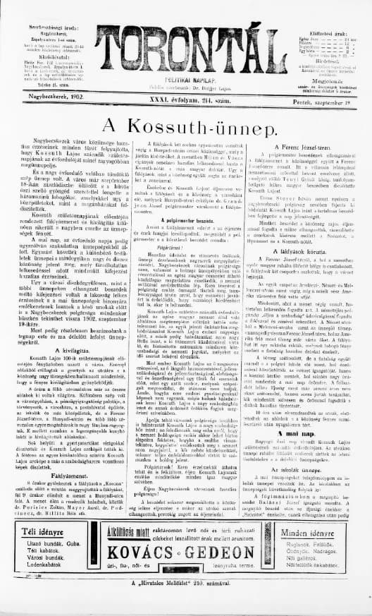 Torontál, 31. évf. 1902. szeptember 19. 214. sz.