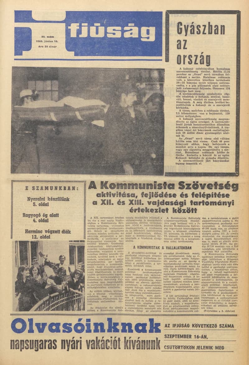 Ifjúság, 21. évf. 1965. június 10. 23. sz.
