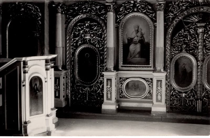 Pravoszláv templom - beltér