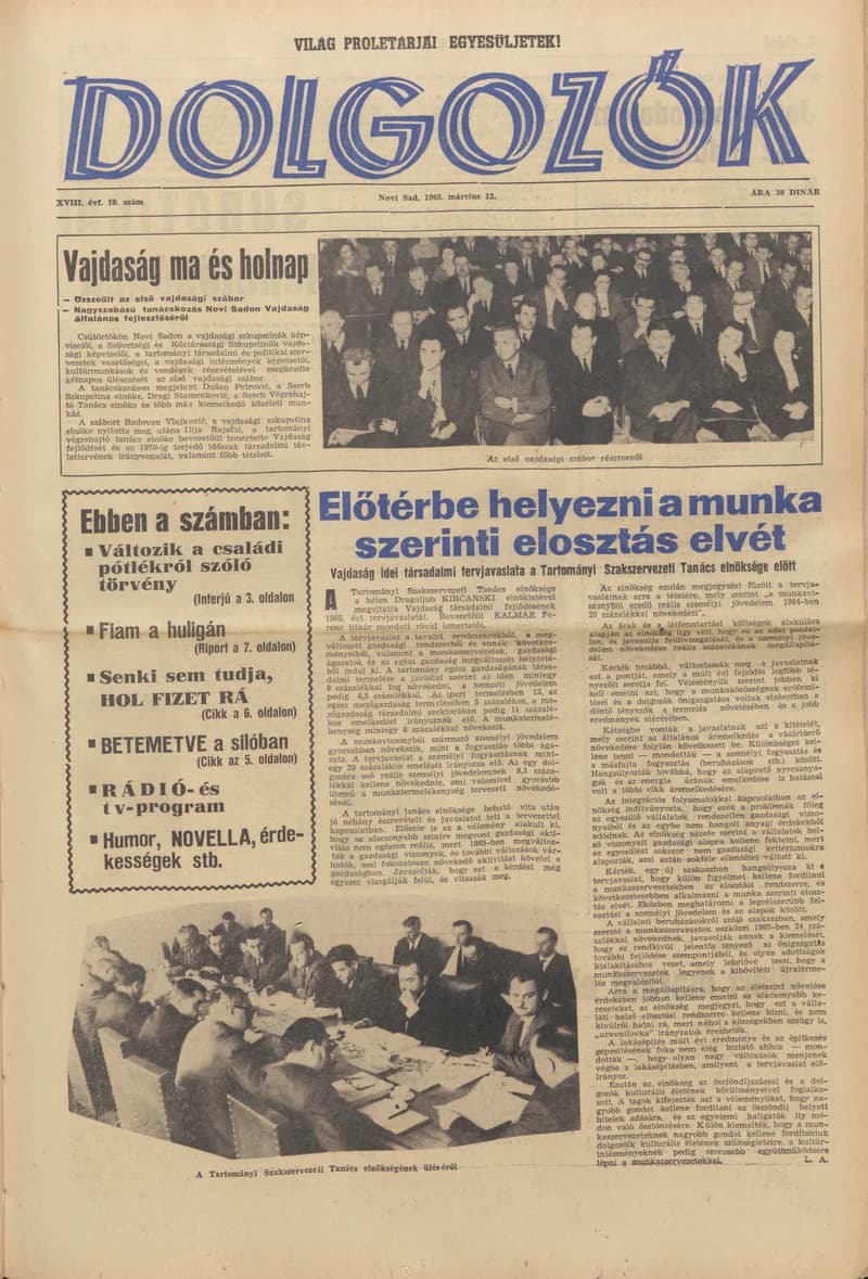 Dolgozók, 19. évf. 1965. március 12. 10. sz.