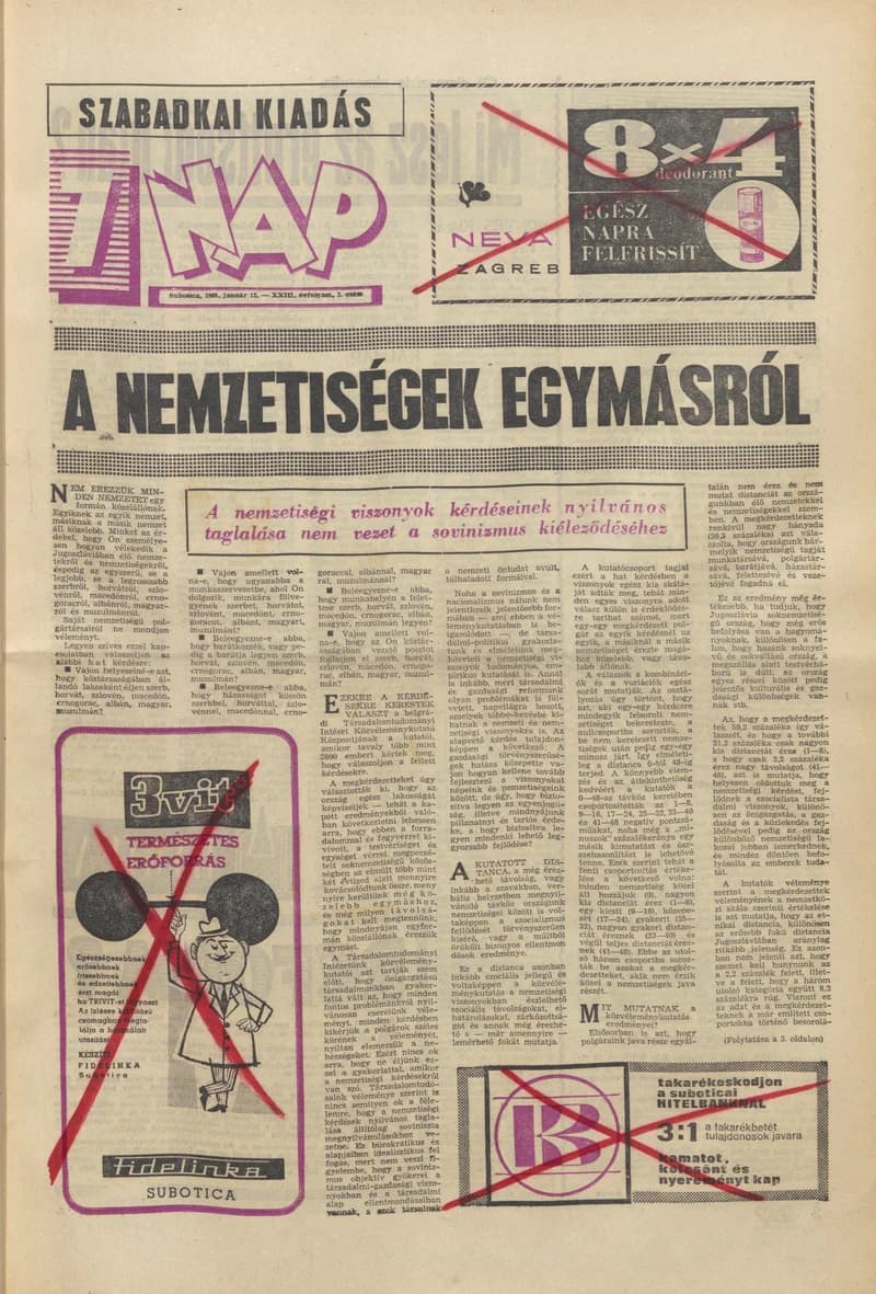 7 Nap, 23. évf. 1968. január 12. 3. sz. 1–16. oldal