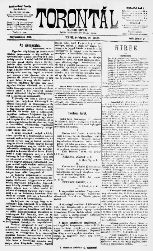Torontál, 27. évf. 1898. január 24. 18. sz.