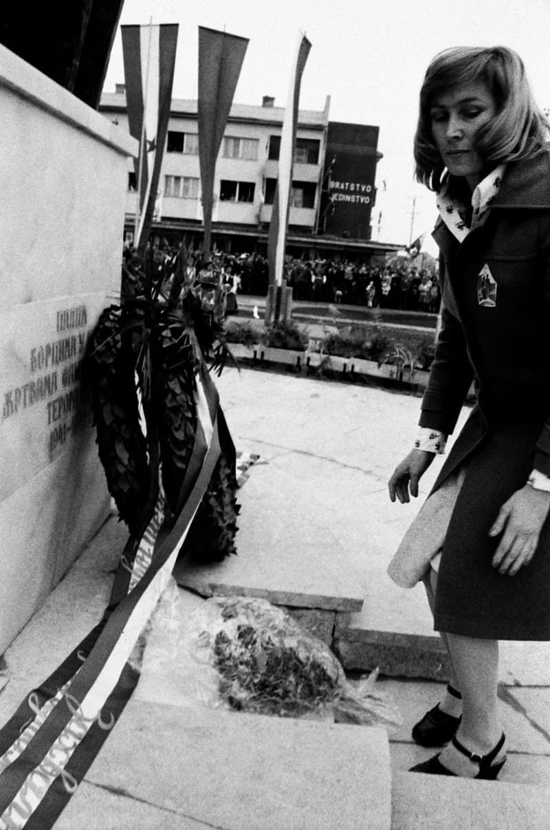 Emlékmű átadás Lovćenacon