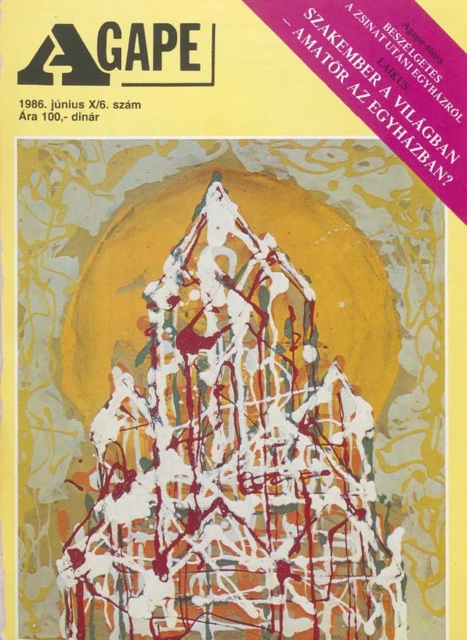 Agape, 10. évf. 1986. június. 6. sz.