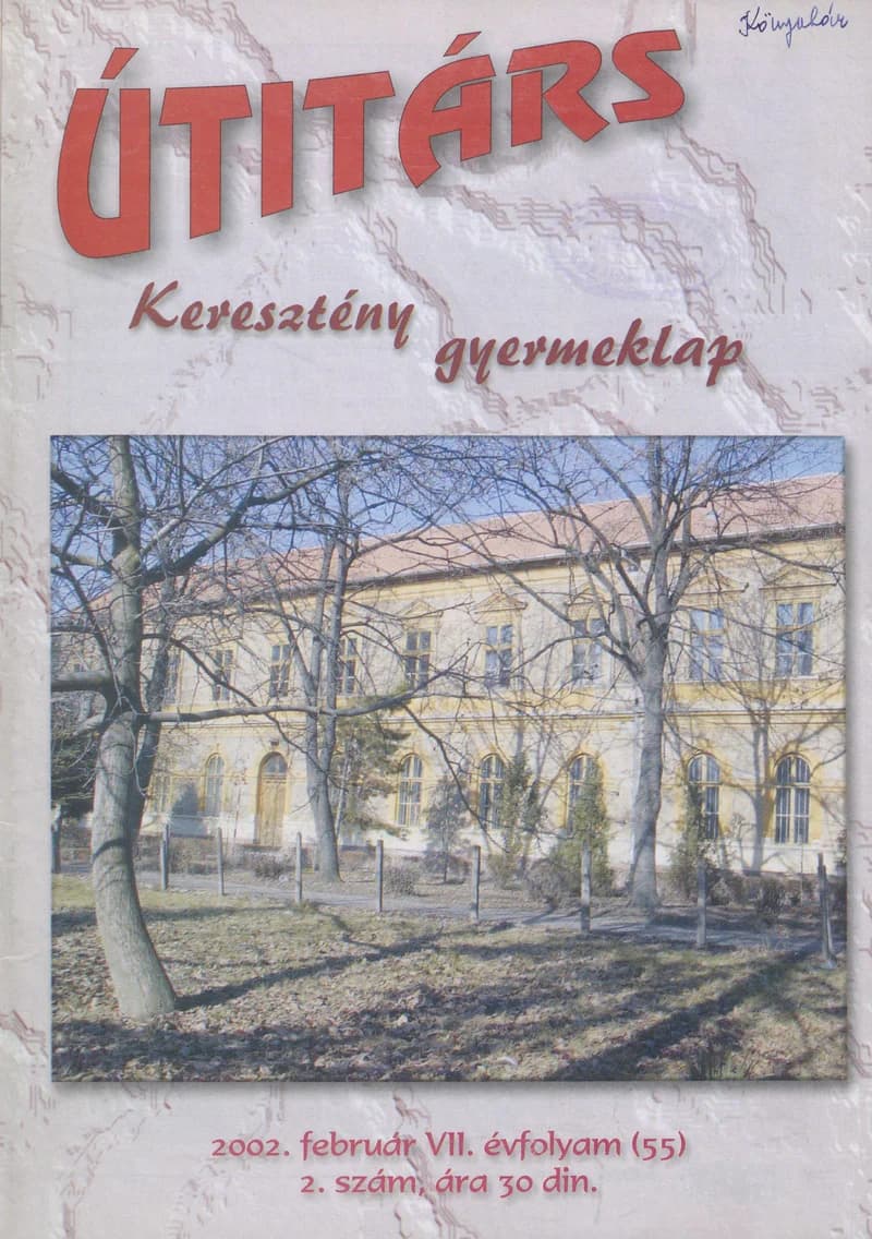Útitárs, 7. évf. 2002. február. 2. sz.