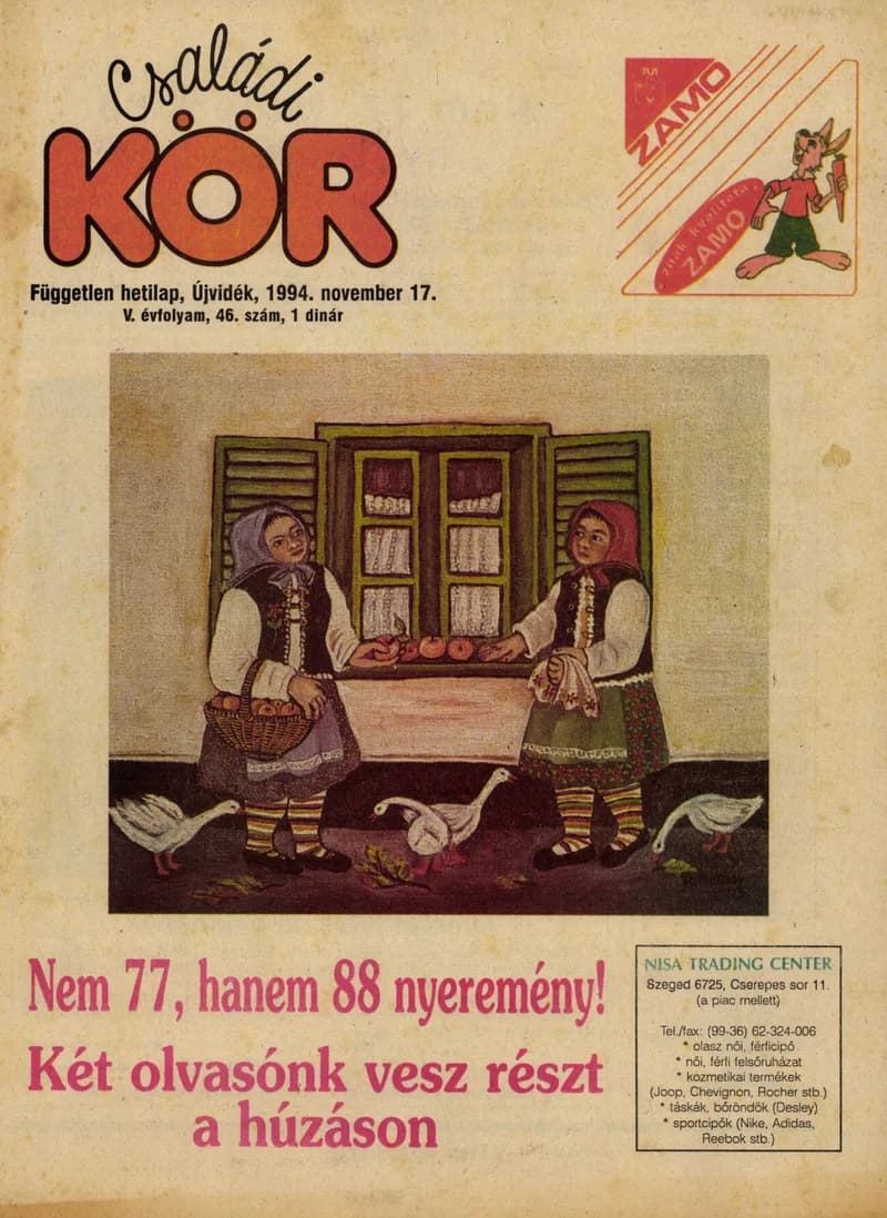 Családi Kör, 5. évf. 1994. november 17. 46. sz.