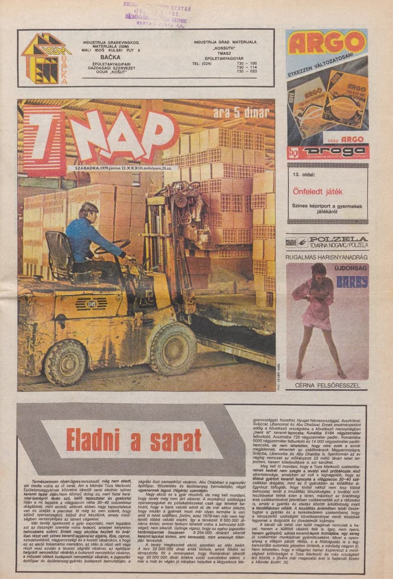 7 Nap, 34. évf. 1979. június 22. 25. sz. 1–24. oldal