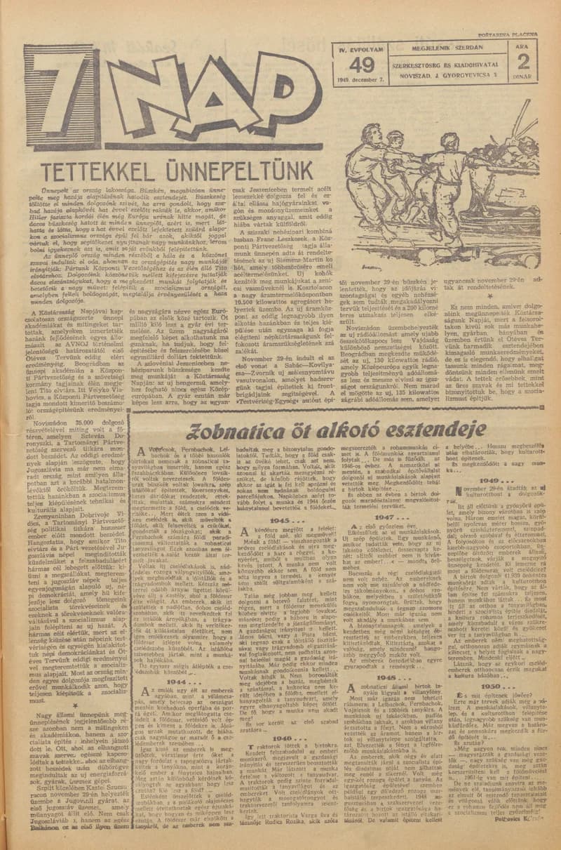 7 Nap, 4. évf. 1949. december 7. 49. sz. 1–4. oldal
