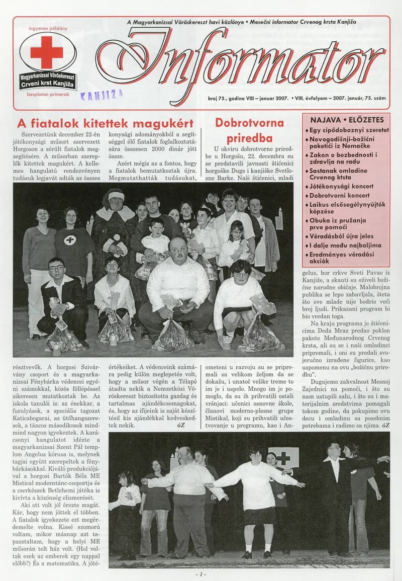 Informator, 8. évf. 2007. január 1. 75. sz.
