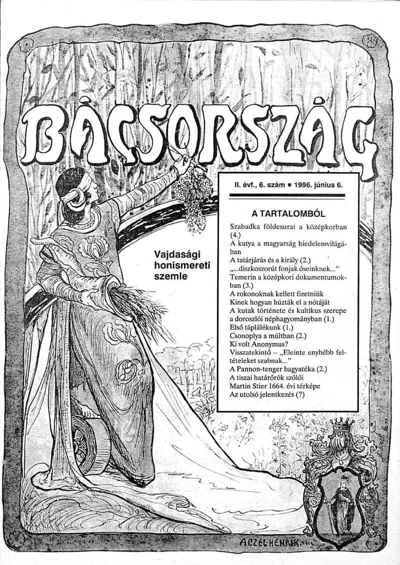 Bácsország, 2. évf. 1996. június 6. 6. sz.
