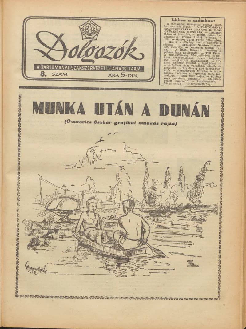 Dolgozók, 6. évf. 1952. július 1. 8. sz.