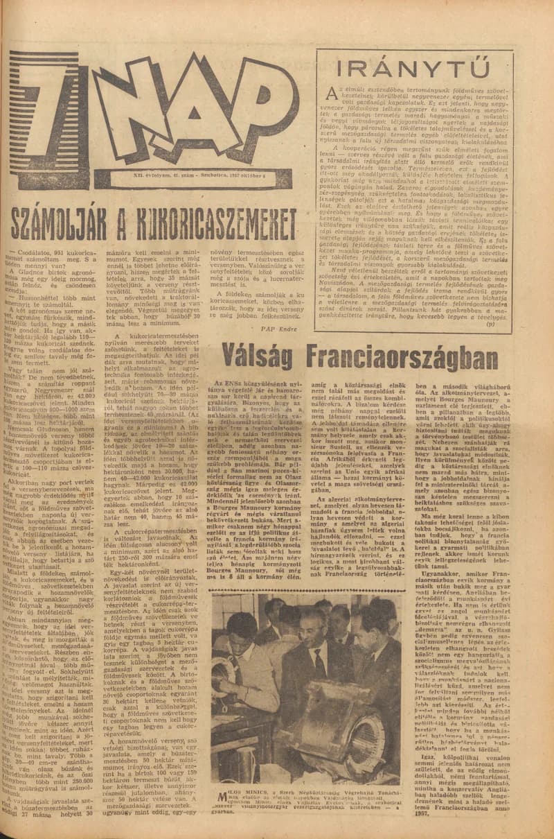 7 Nap, 12. évf. 1957. október 6. 41. sz.