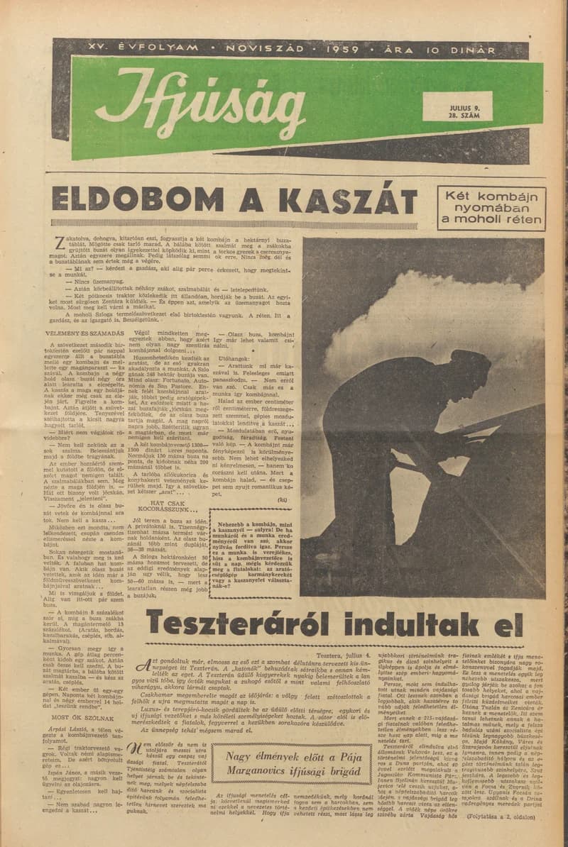 Ifjúság, 15. évf. 1959. július 9. 28. sz.