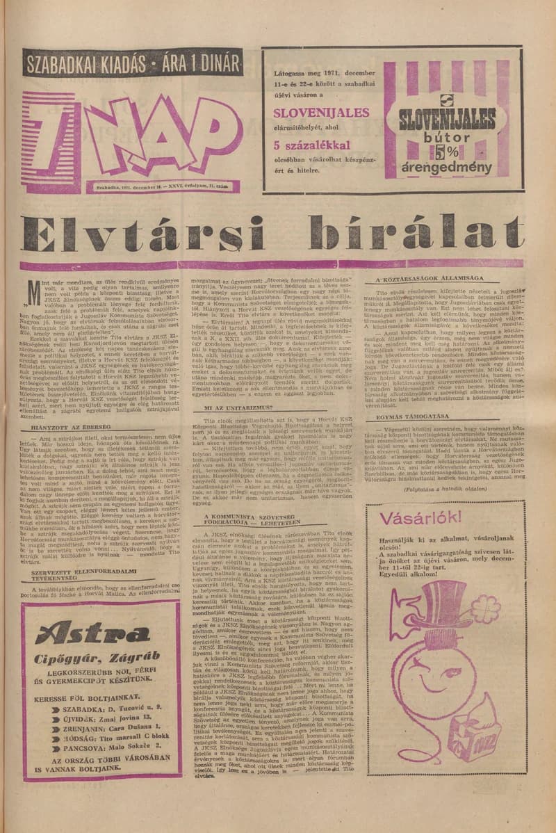 7 Nap, 26. évf. 1971. december 10. 51. sz. 1–28. oldal