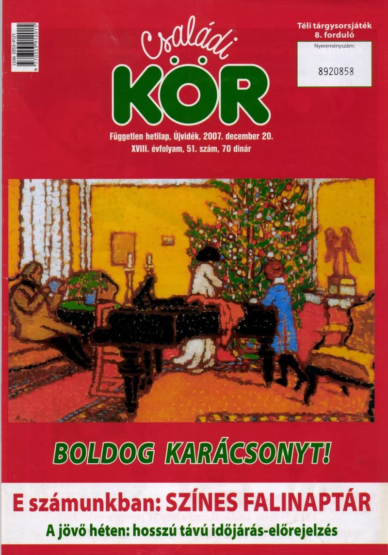 Családi Kör, 18. évf. 2007. december 20. 51. sz.