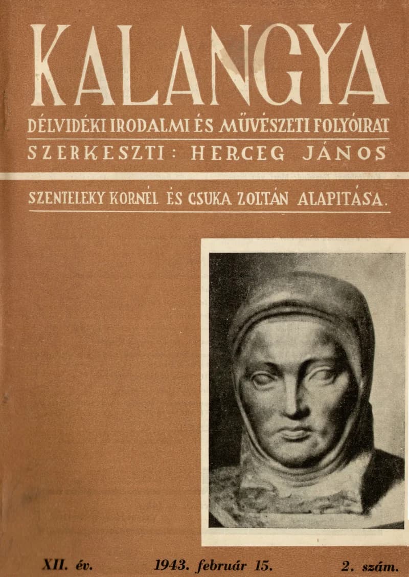 Kalangya, 12. évf. 1943. február 15. 2. sz. 49–96. oldal