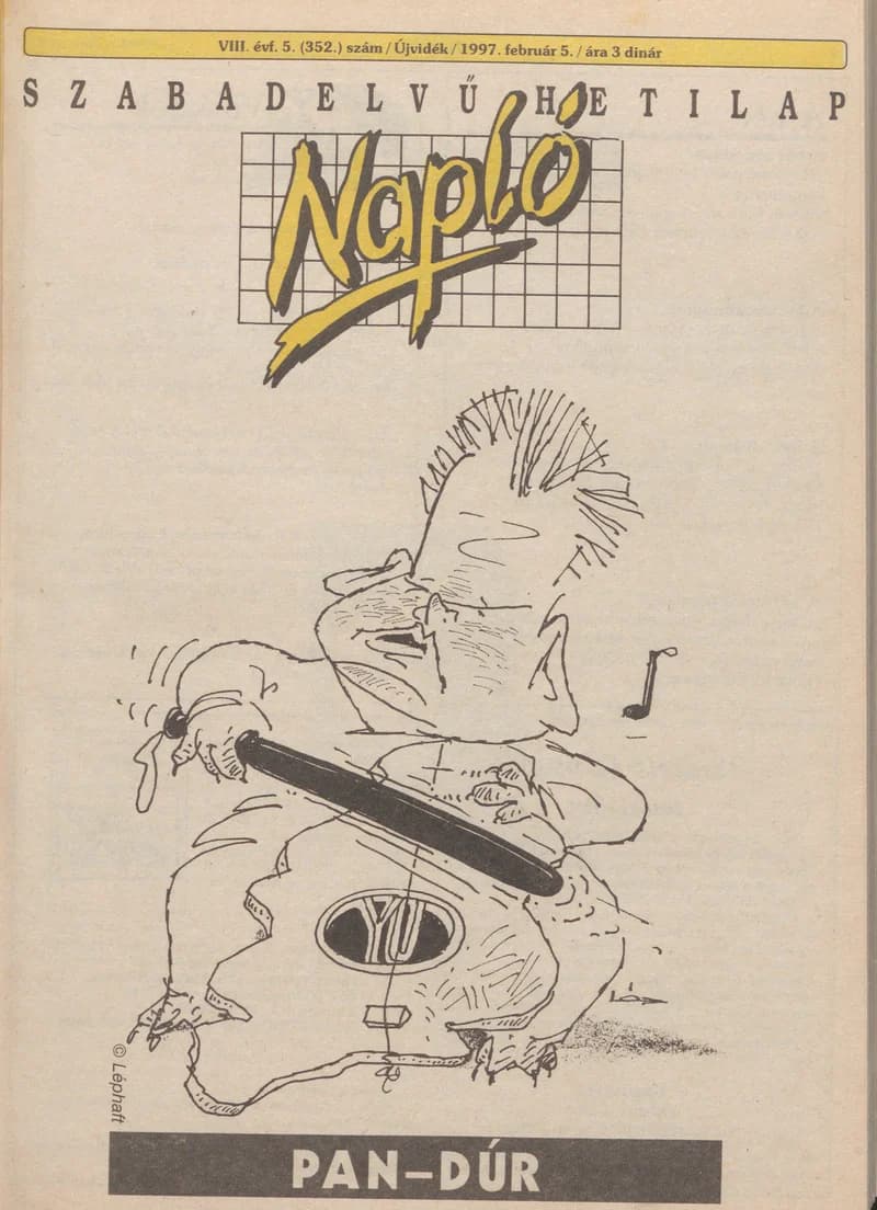 Napló - Szabadelvű hetilap, 8. évf. 1997. február 5. 352. sz.