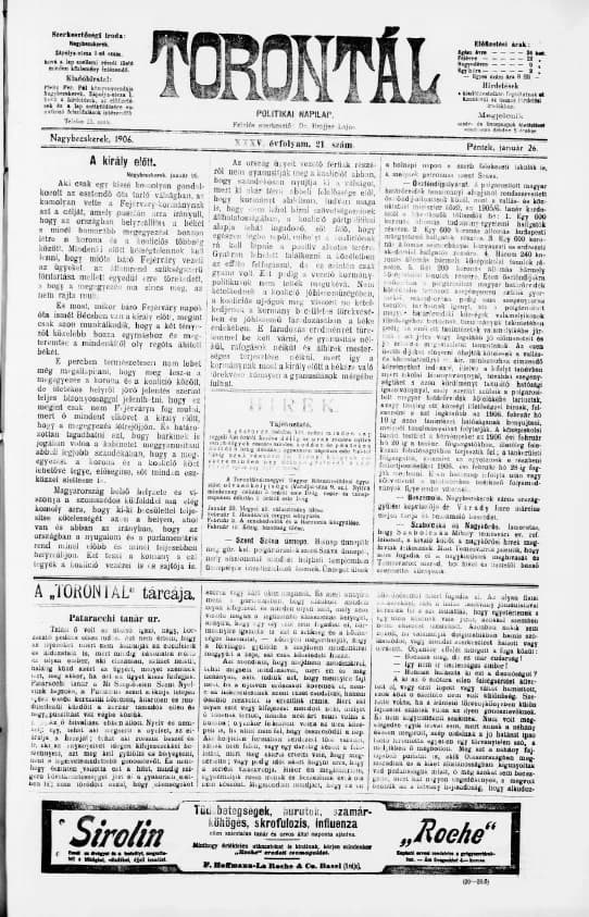 Torontál, 35. évf. 1906. január 26. 21. sz.