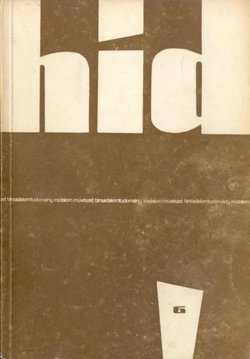Híd, 24. évf. 1960. június. 6. sz. 425–516. oldal