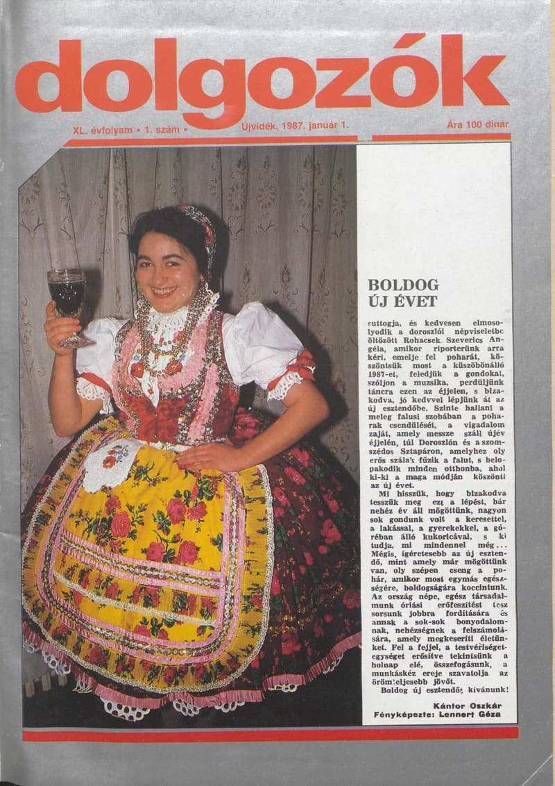 Dolgozók, 41. évf. 1987. január 1. 1. sz.