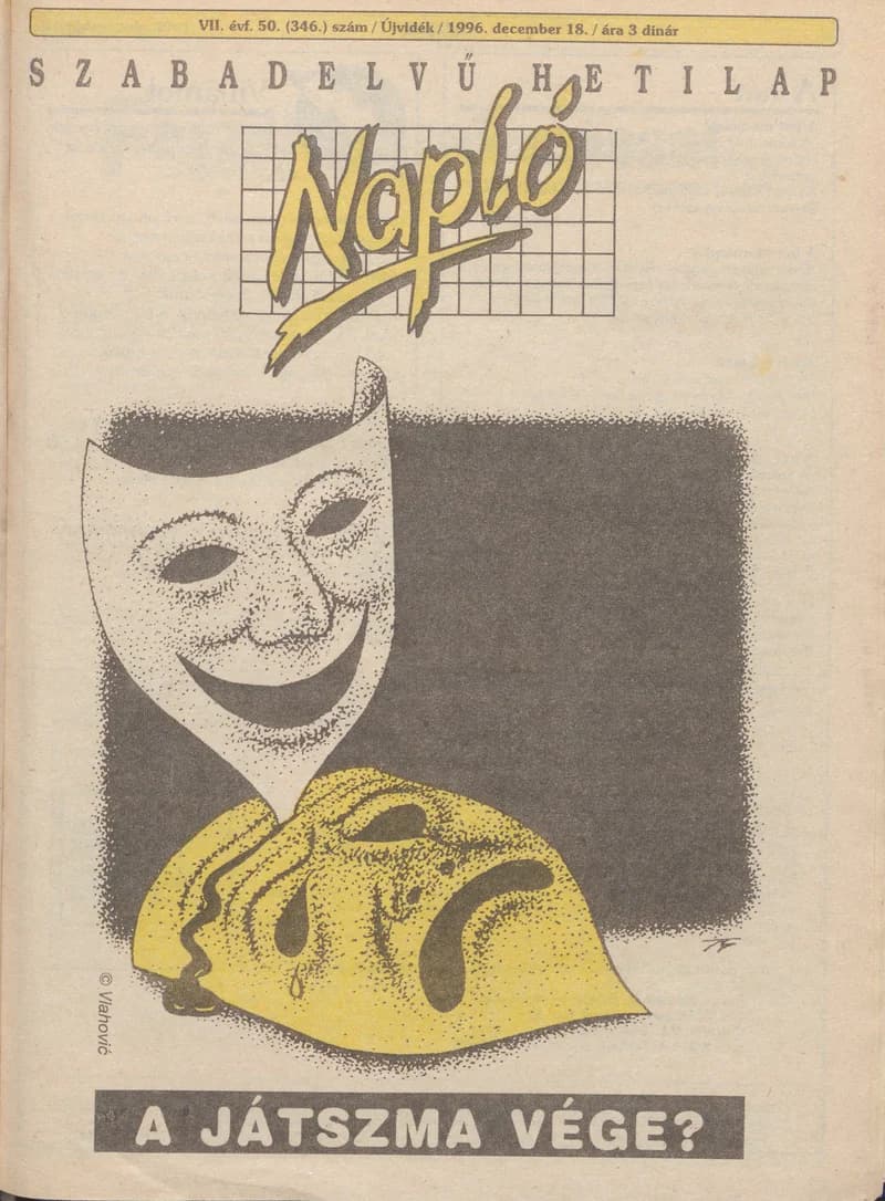 Napló - Szabadelvű hetilap, 7. évf. 1996. december 18. 346. sz.