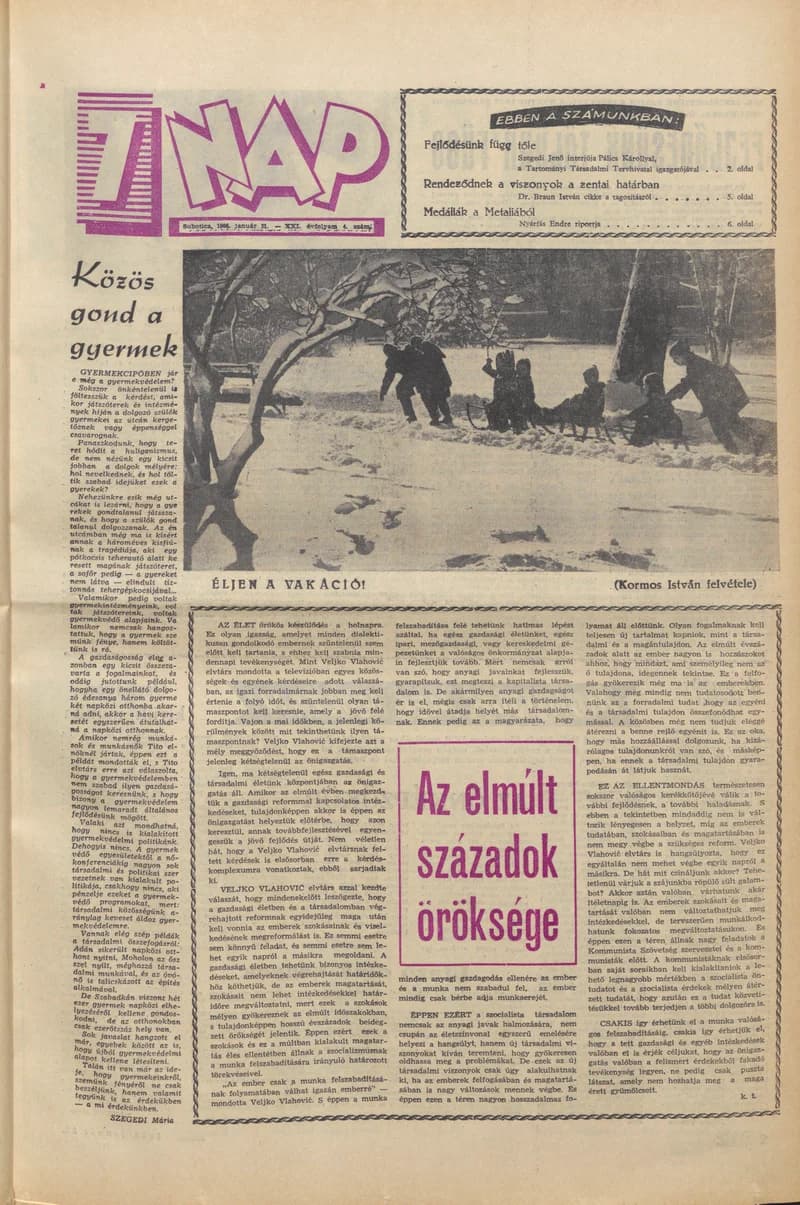 7 Nap, 21. évf. 1966. január 21. 4. sz. 1–20. oldal
