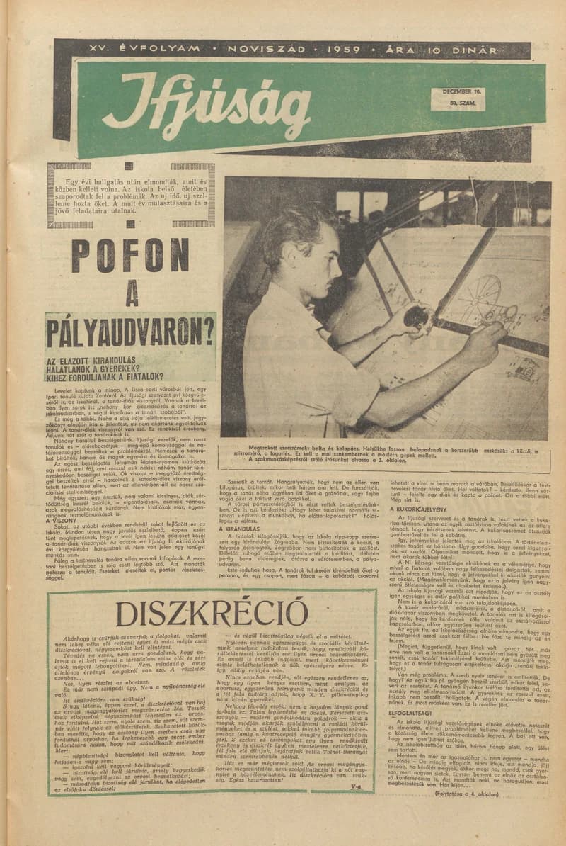 Ifjúság, 15. évf. 1959. december 10. 50. sz.