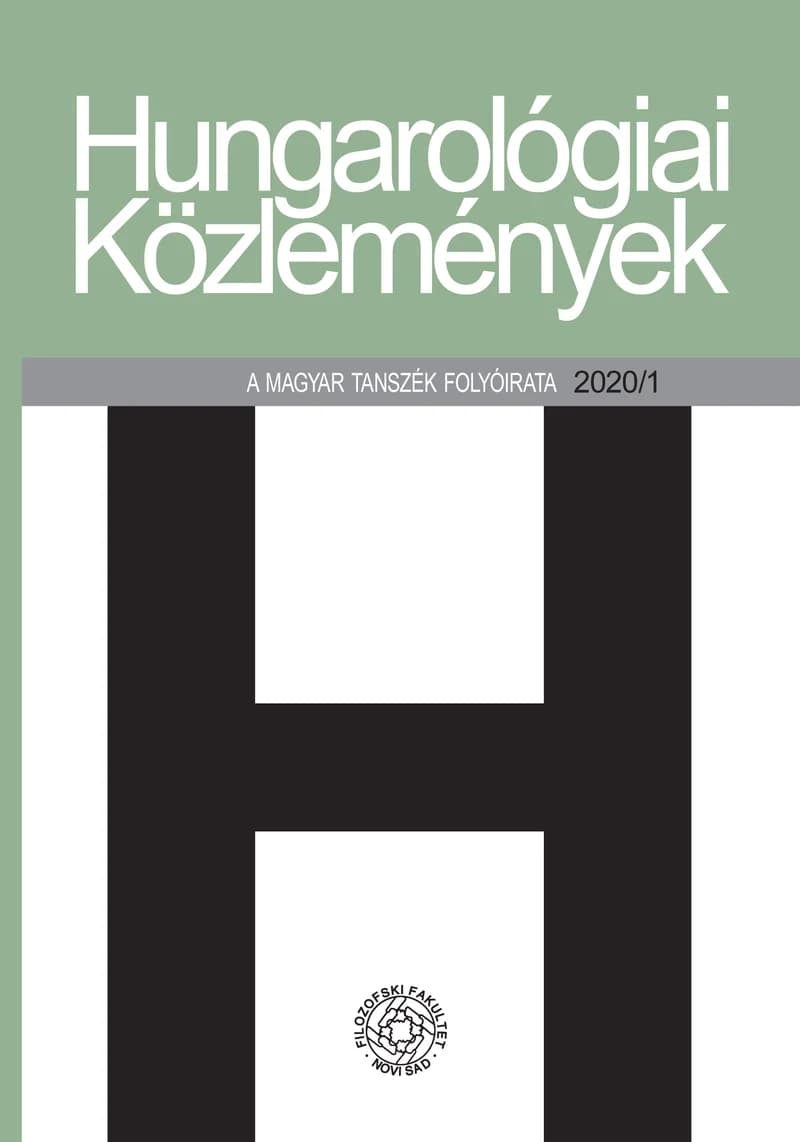 Hungarológiai Közlemények, 51. évf. 2020. 1. sz. 1–121. oldal