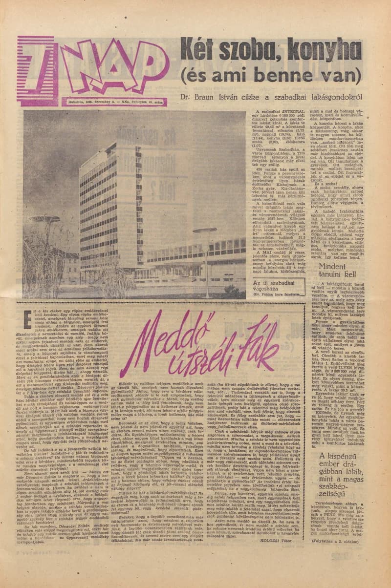 7 Nap, 21. évf. 1966. december 2. 49. sz. 1–20. oldal