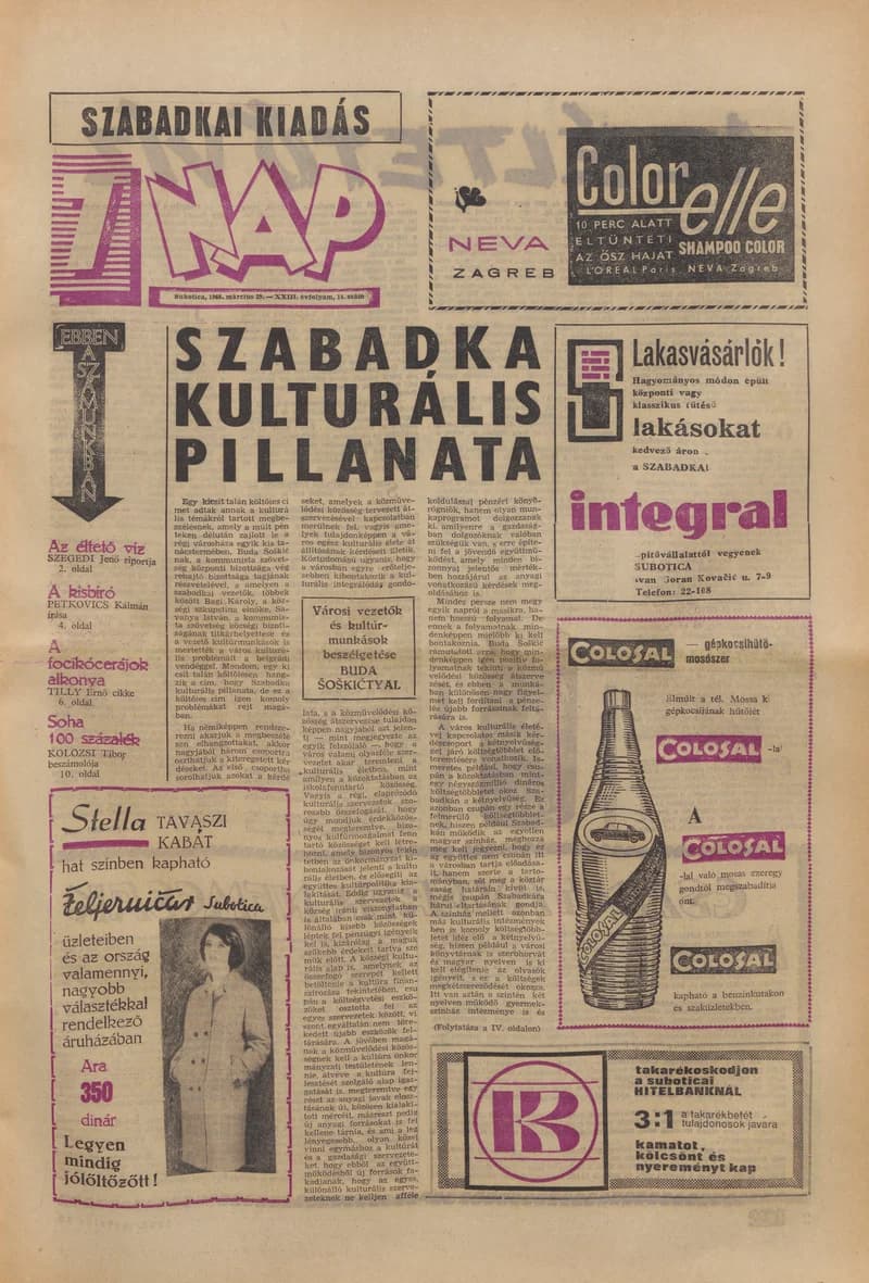 7 Nap, 23. évf. 1968. március 29. 14. sz. 1–16. oldal
