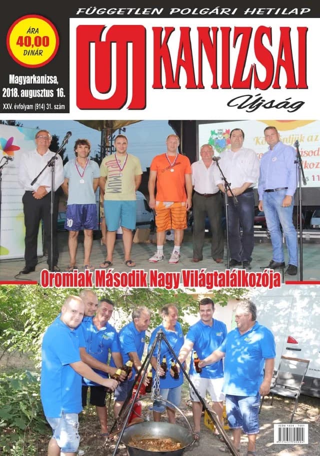 Új Kanizsai Újság, 25. évf. 2018. augusztus 16. 31. sz.